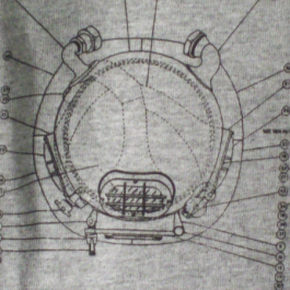 T-Shirt Salvage Tag/Mark V line Drawing